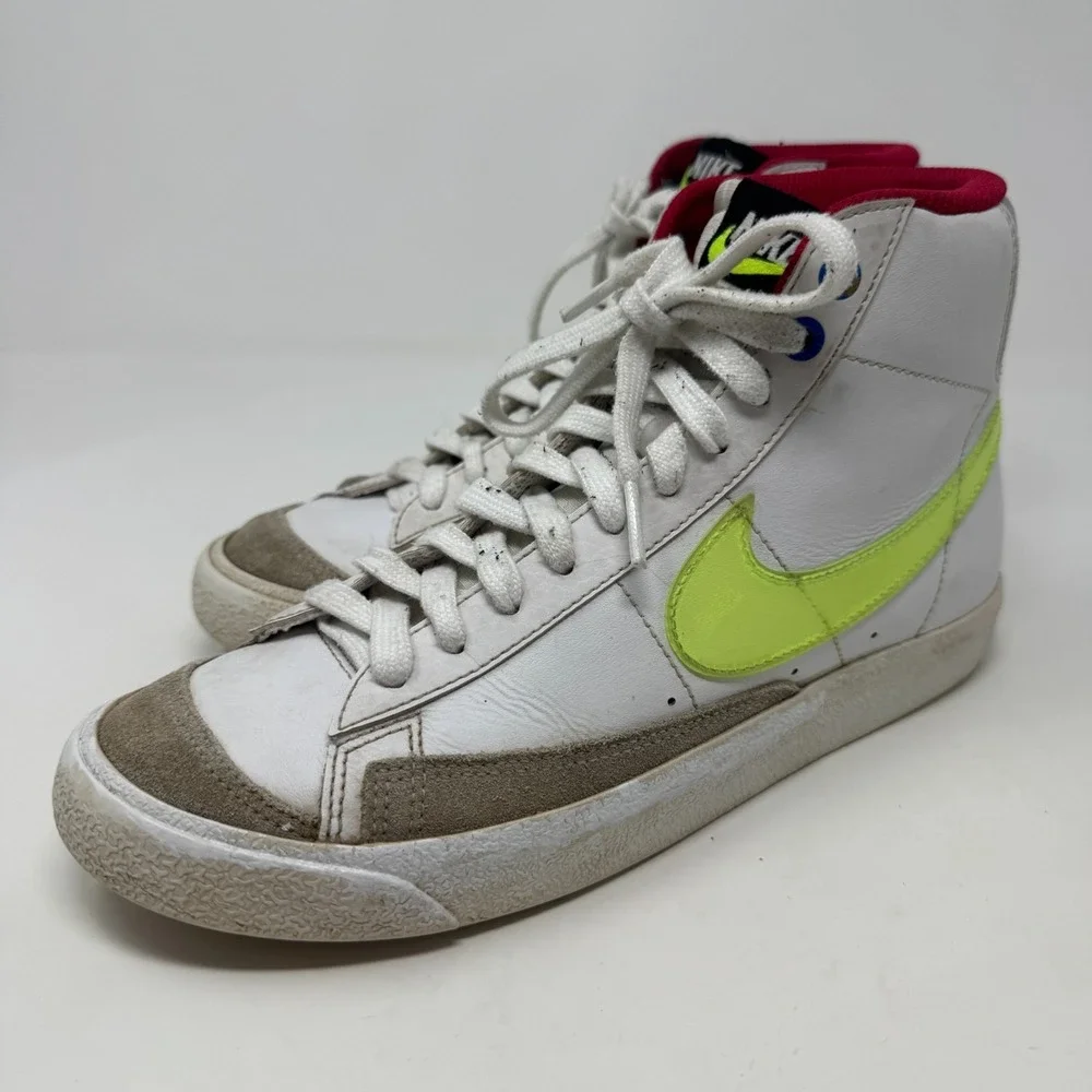 (NO INSERTS) Nike Blazer Mid 77 White‎ Mystic Shoe DV2234-100 Boys Size 7Y